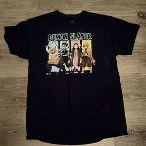 This is a Demon Slayer Shirt which is a medium size on me (a small).